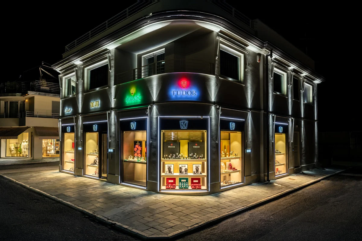 fotografo architettura vetrina rolex